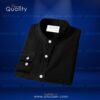 1Pcs round neck premium Mens Shirt (Black)