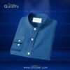 1Pcs round neck premium Mens Shirt (petrol)