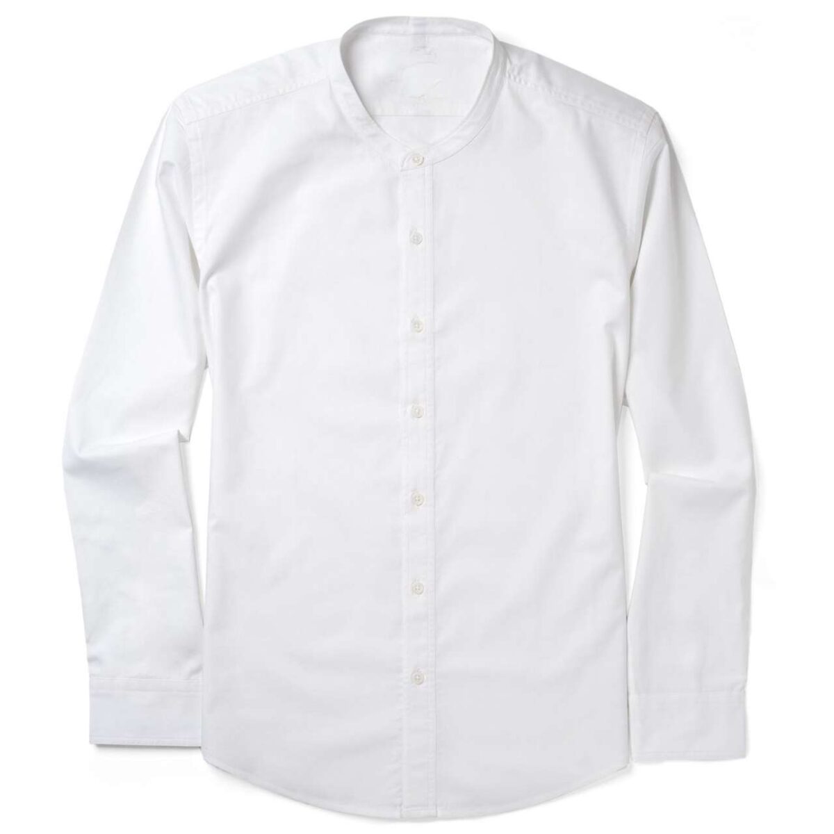 1Pcs round neck premium Mens Shirt (White) - Image 3