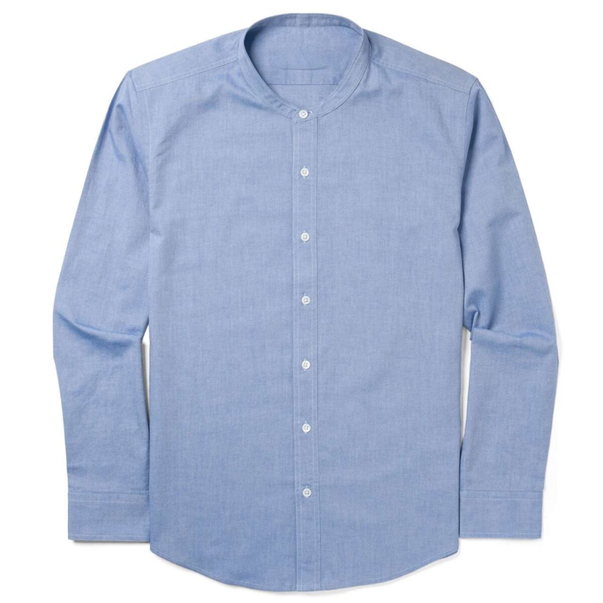 1Pcs round neck premium Mens Shirt (Sky) - Image 3