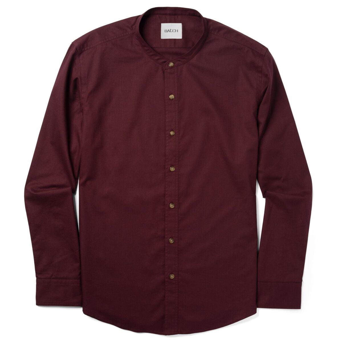 1Pcs round neck premium Mens Shirt (Maroon) - Image 2